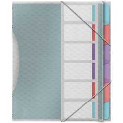 Esselte Colour'Breeze trieur, PP, ft A4, 6 compartiments, assorti