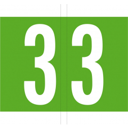 Codetab 3, rouleau de 500 tabs, vert clair
