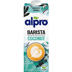 Alpro Barista lait coco végétales, 1 l, paquet de 8 pièces