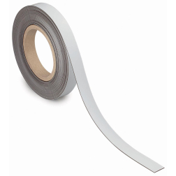 Maul Bande de marquage magnétique 10mtx20mm, blanc