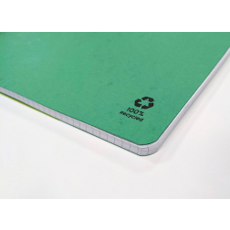 Clairefontaine FOREVER cahier spirale, recyclé, A5, 90g, 120 pages, ligné, vert