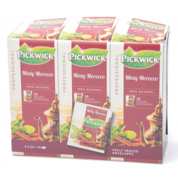 Pickwick thé, minty Morocco, paquet de 25 sachets