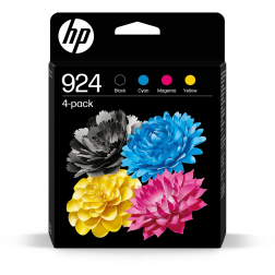 HP cartouche d'encre 924, 400 - 500 pages, OEM 6C3Z1NE, 4 couleurs