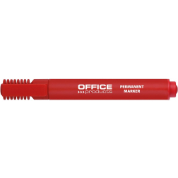 Office Products marqueur permanent 1-5 mm, pointe biseautée, rouge