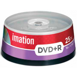 Imation DVD DVD et R, spindle de 25 pièces