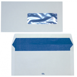 Enveloppes ft 114 x 229 mm bande adhésive, fenêtre à droite (ft 40 x 110 mm)
