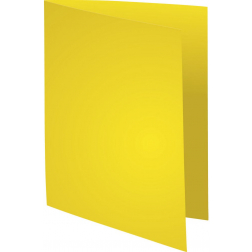 Exacompta chemise de classement Rock's 80, ft 22 x 31 cm, paquet de 100, jaune