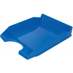 OFFICE products bac à courrier, ft A4, en PP, bleu