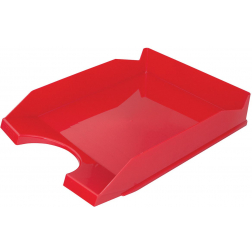 OFFICE products bac à courrier, ft A4, en PP, rouge