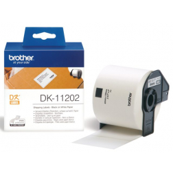 Etiket Brother DK-11202 62x100mm verzendlabel 300stuks
