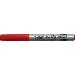Bic marqueur permanent ECOlutions, largeur de trait: 1,1 mm, pointe fine, rouge