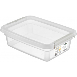 DONAU Home boîte de rangement, 8,5 litres, transparent