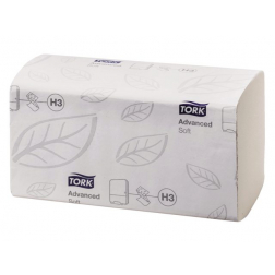 Handdoek Tork H3 Advanced Z-gevouwen 2-laags groen 290179