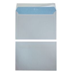 Enveloppes Ft 162 x 229 mm avec bande adhésive, blanc, boîte de 500 pièces