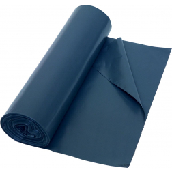 Sac poubelle 40 microns, ft 60 x 80 cm, 70 litres, gris, rouleau de 20 pièces