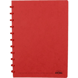 Atoma cahier, ft A4, 144 pages, quadrillé 5 mm, rouge