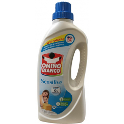Omino Bianco Sensitive détergent, 37 doses, bouteille de 1,48 l