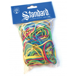 Standard élastiques 5 dimensions populaires, couleurs assorties, sachet de 100 pièces