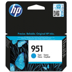 HP cartouche d'encre 951, 700 pages, OEM CN050AE, cyan