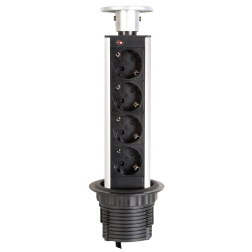 Perel douille intégrée avec 4 prises, pour les Pays-Bas