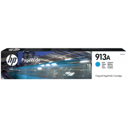 HP cartouche d'encre 913A, 3.000 pages, OEM F6T77AE, PageWide, cyan