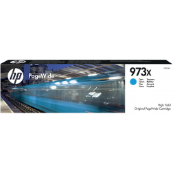 HP cartouche d'encre 973X, 7.000 pages, OEM F6T81AE, PageWide, cyan