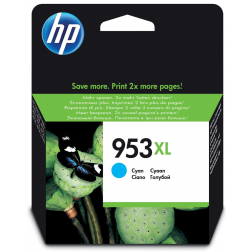 HP cartouche d'encre 953XL, 1.450 pages, OEM F6U16AE, cyan