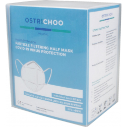Masque buccal, type FFP2, 4 couches, paquet de 20 pièces