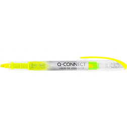 Q-CONNECT Liquid surligneur, jaune