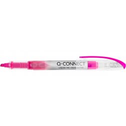 Q-CONNECT Liquid surligneur, rose