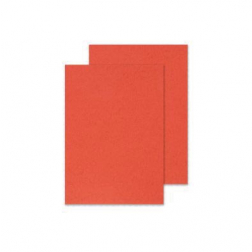 Q-CONNECT couvert A4 grain cuir 250 grammes 100 pièces rouge