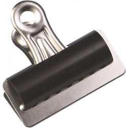 Q-CONNECT clip bulldog, noir, 25 mm, boîte de 10 pièces