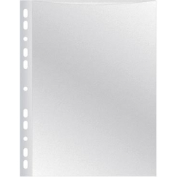 Q-CONNECT pochette perforée A4 perforation 8 trous grainé 50 microns paquet de 10 pièces