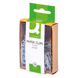 Q-CONNECT attache-tout, 32 mm, boîte de 75 pièces, accrochable