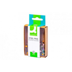 Q-CONNECT broches 3 x 30 mm nickelées boîte de 80 pièces
