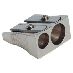 Q-CONNECT taille-crayon, 2 trous, en métal