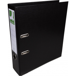 Q-CONNECT classeur, pour ft A4, entièrement en PP, dos de 8 cm, noir