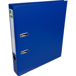 Q-CONNECT classeur, pour ft A4, entièrement en PP, dos de 5 cm, bleu foncé