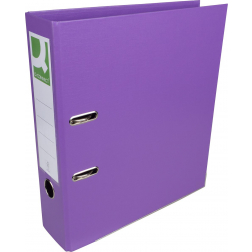 Q-CONNECT classeur, pour ft A4, entièrement en PP, dos de 8 cm, violet