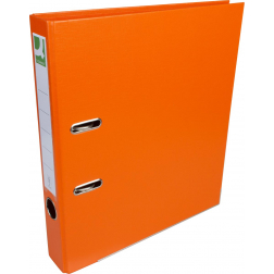 Q-CONNECT classeur, pour ft A4, entièrement en PP, dos de 5 cm, orange