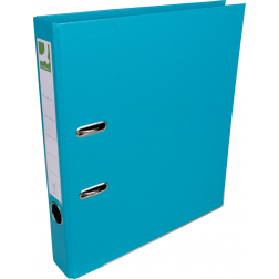 Q-CONNECT classeur, pour ft A4, entièrement en PP, dos de 5 cm, turquoise