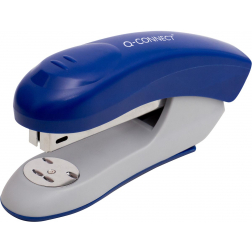 Q-CONNECT agrafeuse, plastique, half strip, 20 feuilles, bleu