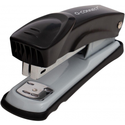 Q-CONNECT agrafeuse, métal, half strip, 25 feuilles, noir
