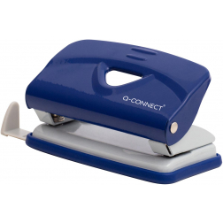 Q-CONNECT Light Duty perforateur, métal, 10 feuilles, bleu