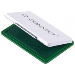 Q-CONNECT tampon encreur, ft 90 x 55 mm, vert