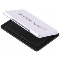 Q-CONNECT tampon encreur, ft 90 x 55 mm, noir