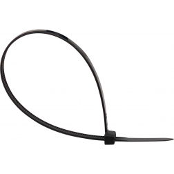 Q-CONNECT serre-câbels, ft 200 x 3,6 mm, paquet de 100 pièces, noir