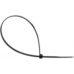 Q-CONNECT serre-câbels, ft 300 x 4,8 mm, paquet de 100 pièces, noir