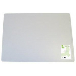 Q-CONNECT sous-main, ft 63 x 50 cm, transparent