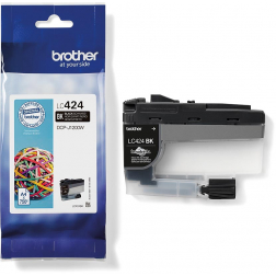 Brother cartouche d'encre, 750 pages, OEM LC-424BK, noir